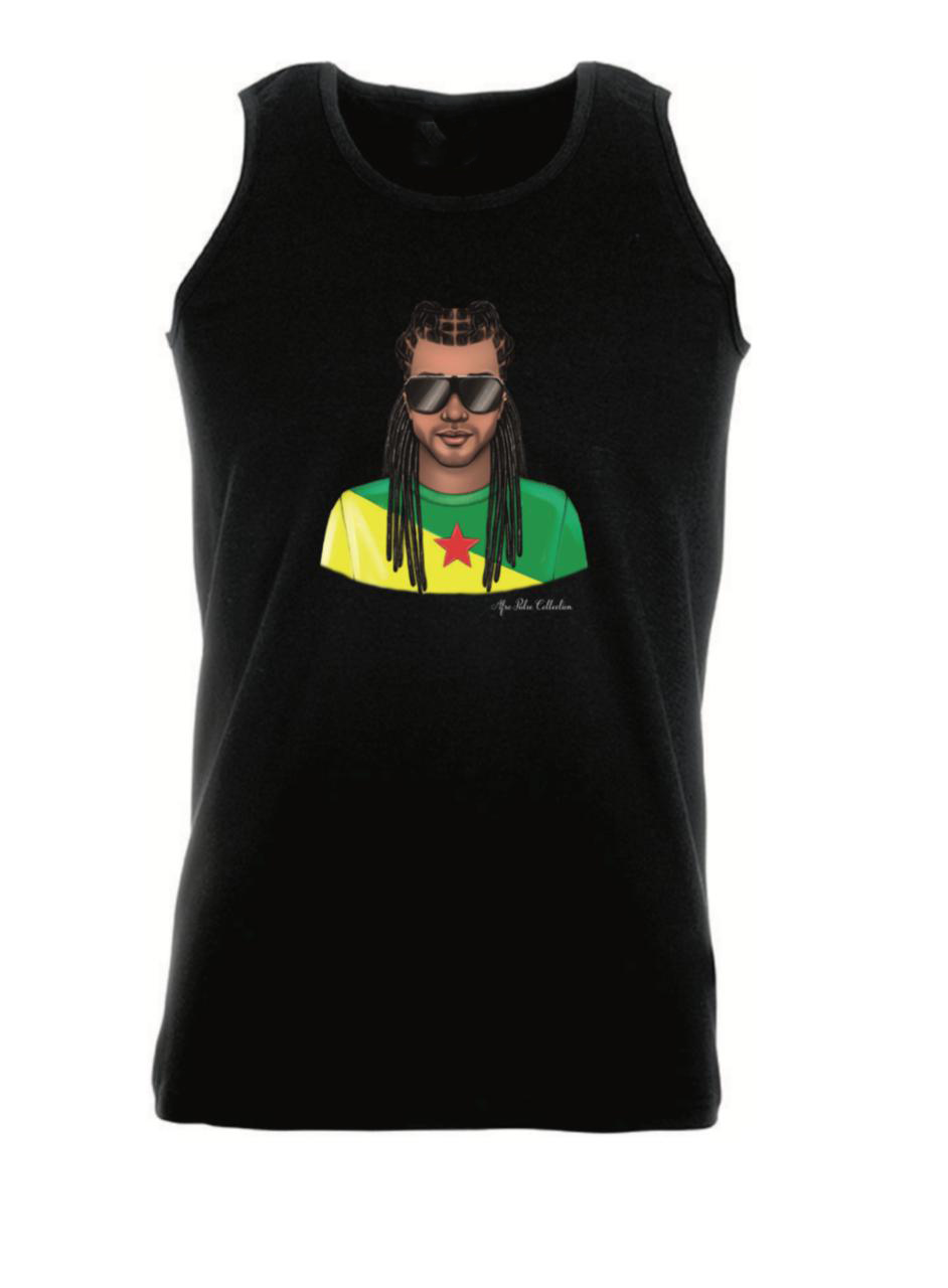 Débardeur homme noir - RASTA KING