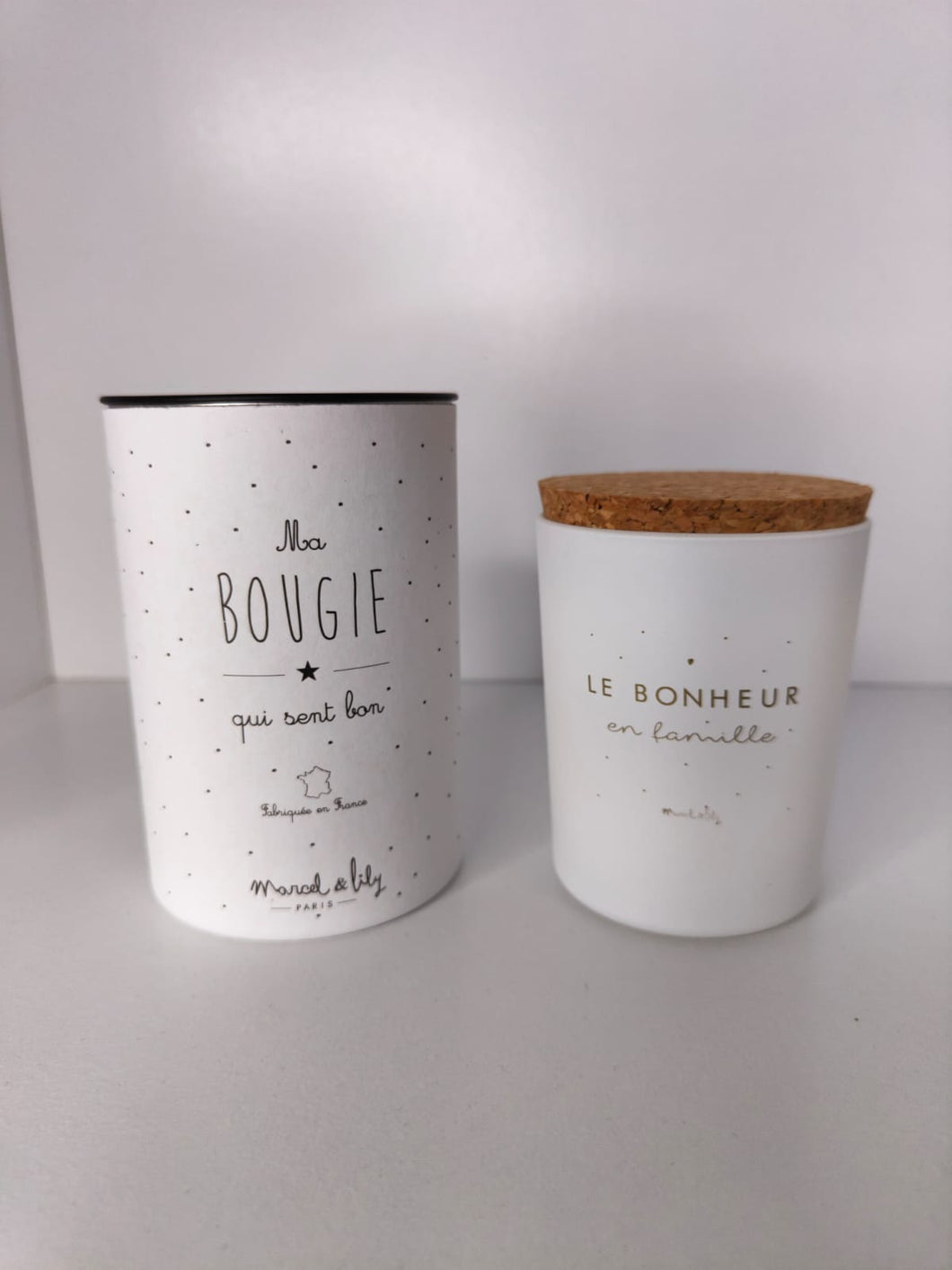 Bougie LE BONHEUR EN FAMILLE - senteur Miel