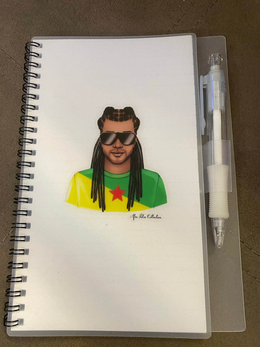 Homme Rasta - 80 pages + stylo